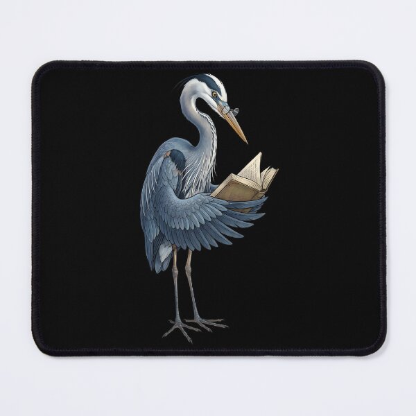 Item preview, Funny Great Blue Heron Reading Book Bird Lover Birding designed and sold by TerryConnells.