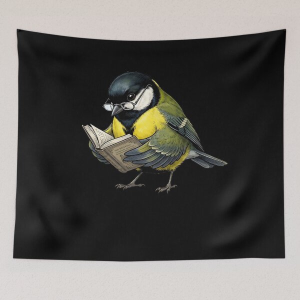 Item preview, Funny Great Tit Reading Book Bird Lover Birding designed and sold by TerryConnells.