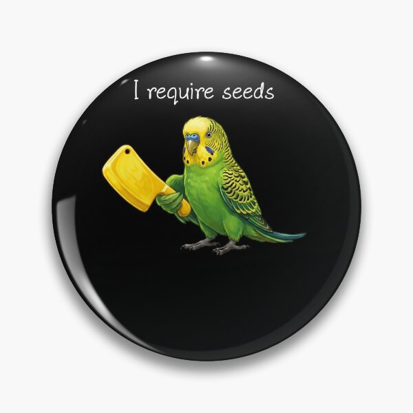 Item preview, Funny Green Budgerigar Parrot Require Seeds Bird Lover designed and sold by TerryConnells.