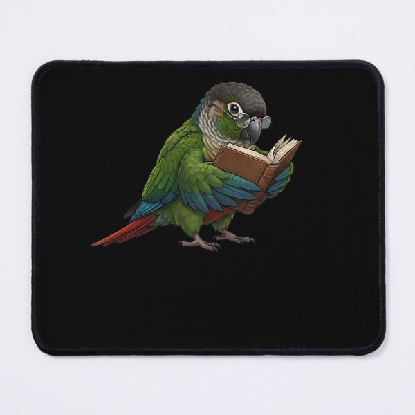 Item preview, Funny Green Cheek Conure Parrots Reading Book Bird Lover designed and sold by TerryConnells.