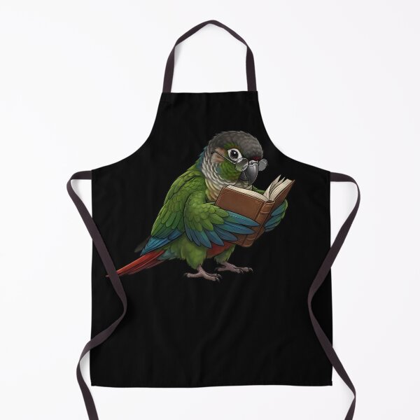 Item preview, Funny Green Cheek Conure Parrots Reading Book Bird Lover designed and sold by TerryConnells.