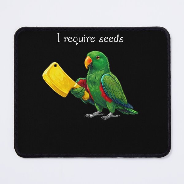 Item preview, Funny Green Eclectus Parrot Require Seeds Bird Lover designed and sold by TerryConnells.