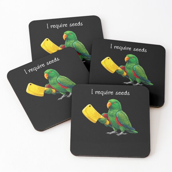Item preview, Funny Green Eclectus Parrot Require Seeds Bird Lover designed and sold by TerryConnells.