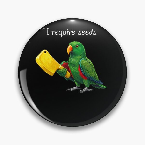 Item preview, Funny Green Eclectus Parrot Require Seeds Bird Lover designed and sold by TerryConnells.