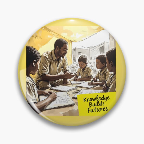 Item preview, "Knowledge Builds Futures — Learn, Rise, Rebuild" designed and sold by Creative-RE.