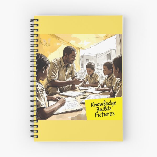 Item preview, "Knowledge Builds Futures — Learn, Rise, Rebuild" designed and sold by Creative-RE.