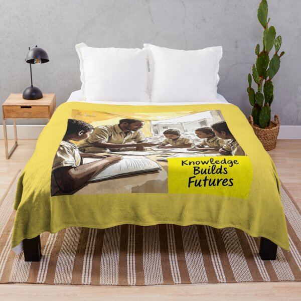 Item preview, "Knowledge Builds Futures — Learn, Rise, Rebuild" designed and sold by Creative-RE.