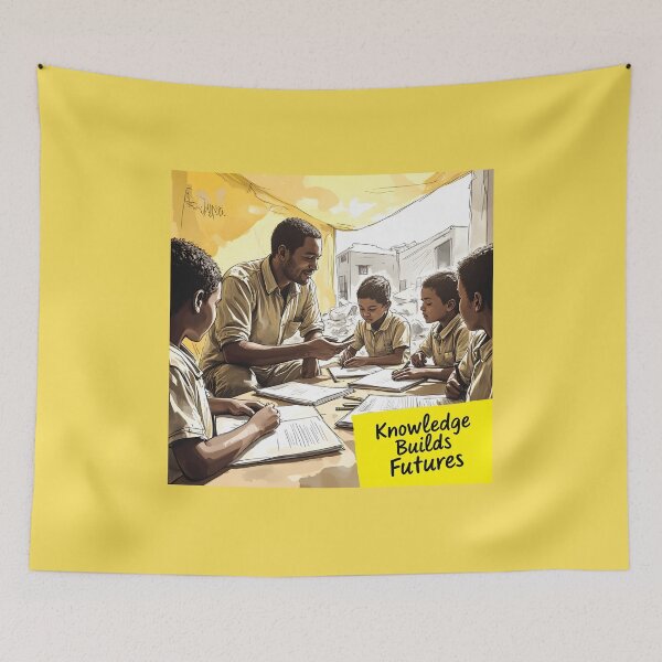 Item preview, "Knowledge Builds Futures — Learn, Rise, Rebuild" designed and sold by Creative-RE.
