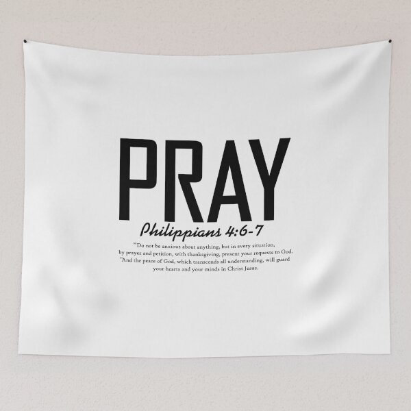 Item preview, Pray Inspirational Quote Bible Verse Design designed and sold by Gallory Hive.