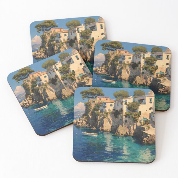 Item preview, Ischia White Village Above the Blue Sea designed and sold by daila70.