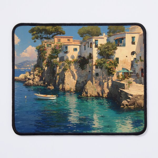 Item preview, Ischia White Village Above the Blue Sea designed and sold by daila70.