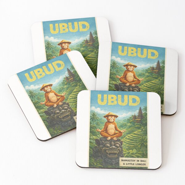 Item preview, Ubud Bali Jungle Temple and Rice Terrace Meditation Scene designed and sold by Places On Earth.