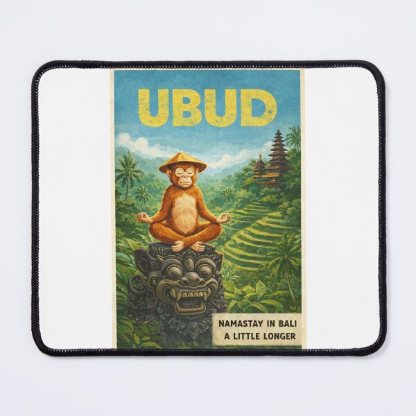 Item preview, Ubud Bali Jungle Temple and Rice Terrace Meditation Scene designed and sold by Places On Earth.