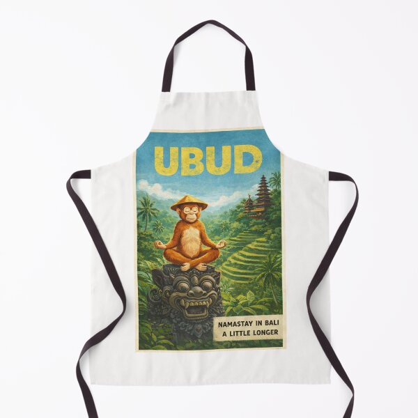 Item preview, Ubud Bali Jungle Temple and Rice Terrace Meditation Scene designed and sold by Places On Earth.
