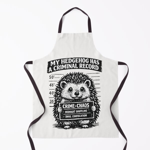 Item preview, My Hedgehog Has A Criminal Record Pet Owner Humor designed and sold by Pawsome Quotes.