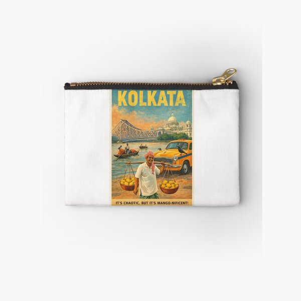 Item preview, Kolkata India Howrah Bridge and Hooghly River Street Scene designed and sold by Places On Earth.