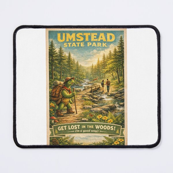 Item preview, William B Umstead State Park North Carolina Woodland Trail designed and sold by Places On Earth.