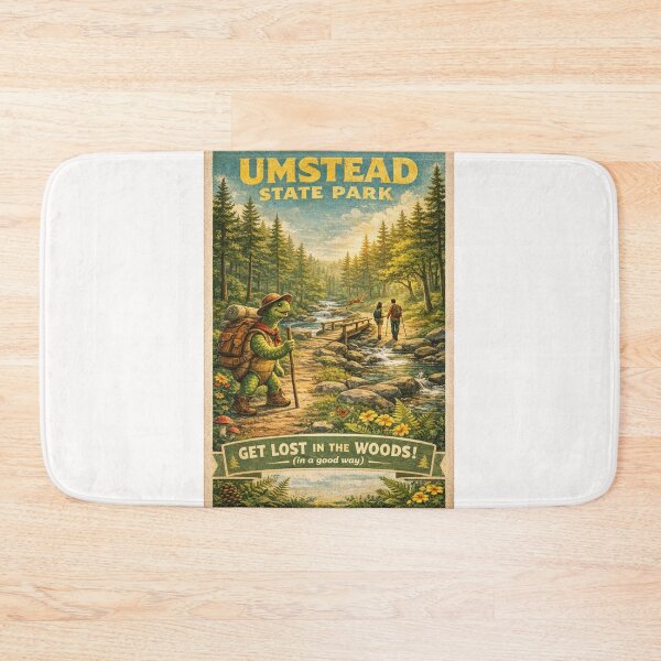 Item preview, William B Umstead State Park North Carolina Woodland Trail designed and sold by Places On Earth.
