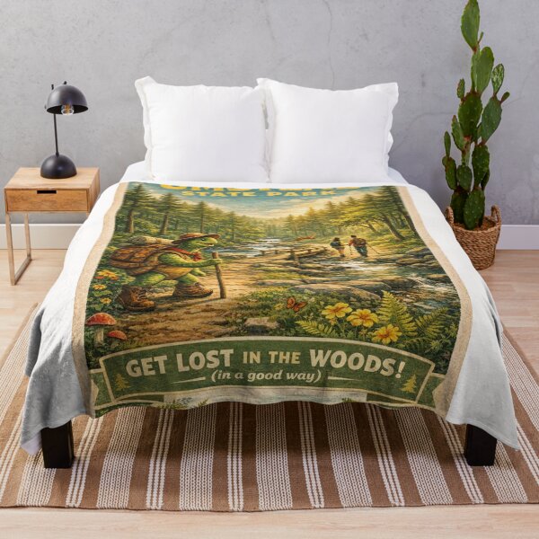 Item preview, William B Umstead State Park North Carolina Woodland Trail designed and sold by Places On Earth.
