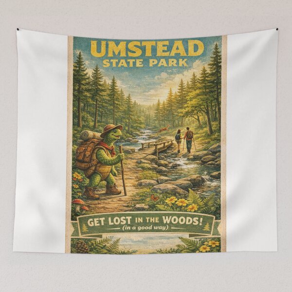 Item preview, William B Umstead State Park North Carolina Woodland Trail designed and sold by Places On Earth.