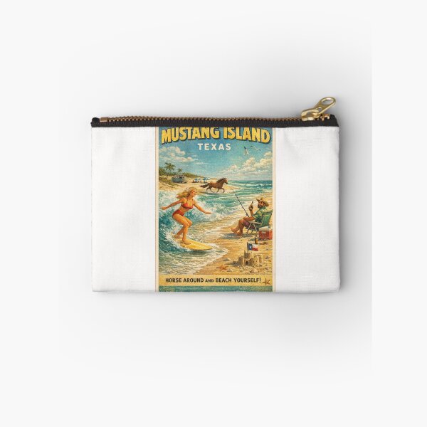 Item preview, Mustang Island Texas Gulf Coast Beach Surf Scene designed and sold by Places On Earth.