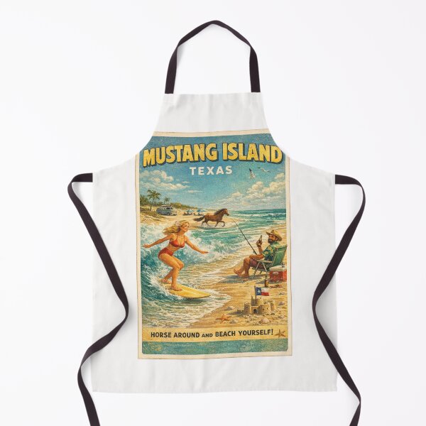 Item preview, Mustang Island Texas Gulf Coast Beach Surf Scene designed and sold by Places On Earth.