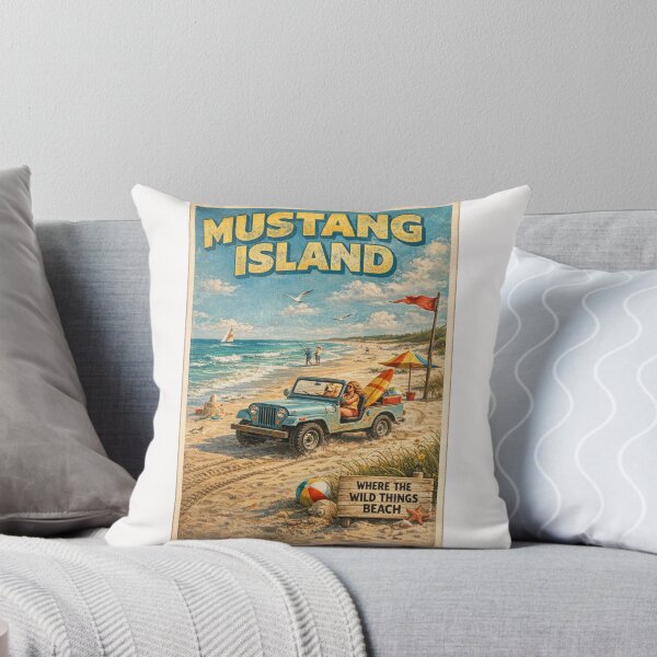 Item preview, Mustang Island Texas Gulf Coast Beach Road Scene designed and sold by Places On Earth.