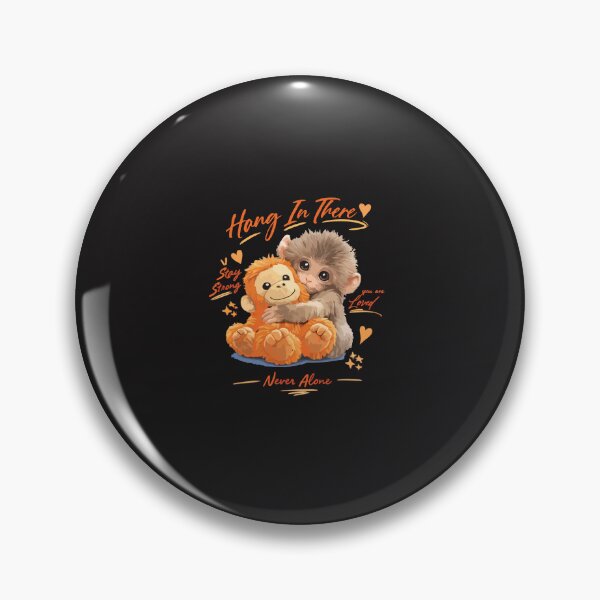 Item preview, Hang In There Stay Strong You Are Loved Cute Comfort Animal Motivation Design designed and sold by kiralynstration.