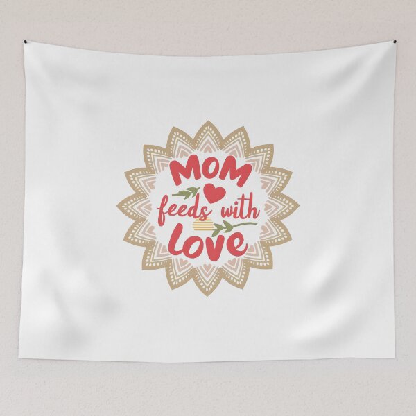 Item preview, Chef Mom Gift – Mom Feeds With Love Cooking Mom Design designed and sold by CyfroweMysli.