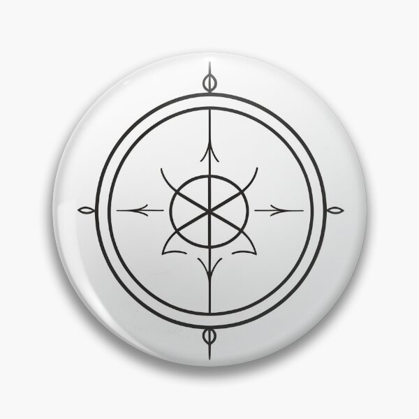 Item preview, Minimal Sacred Geometry Thai Symbol – Spiritual Balance Line Art designed and sold by ArtnarongDesign.