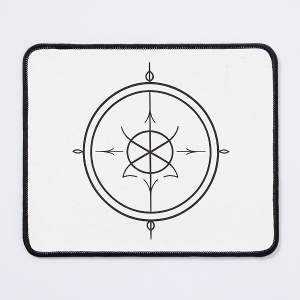 Item preview, Minimal Sacred Geometry Thai Symbol – Spiritual Balance Line Art designed and sold by ArtnarongDesign.