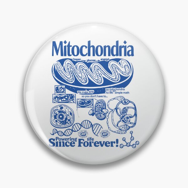 Item preview, Mitochondria: Powering Life Since Forever Retro Science designed and sold by BrownHorse90s.