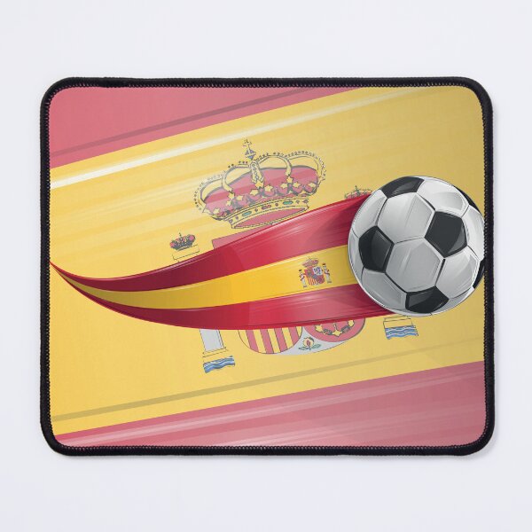 Item preview, Soccer ball with the colors of the Spain flag, realistic effect. designed and sold by Doomko.