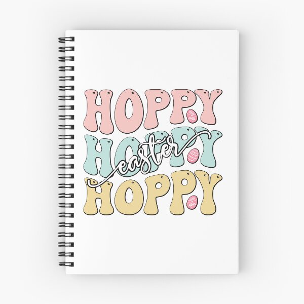 Item preview, Hoppy Easter Pastel Typography with Decorated Eggs designed and sold by QuietBloom80.