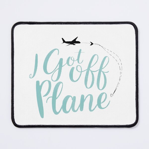 Item preview, I Got Off the Plane – FRIENDS Inspired Rachel Quote | Romantic TV Moment Typography Design designed and sold by Nene's design.