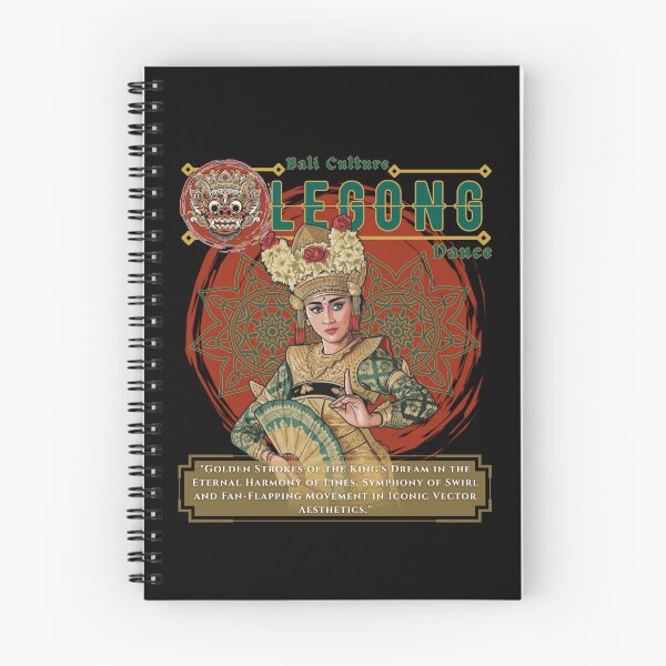 Item preview, Bali Legong Dance - Traditional Balinese Culture Vector Art designed and sold by Khanz4Design.