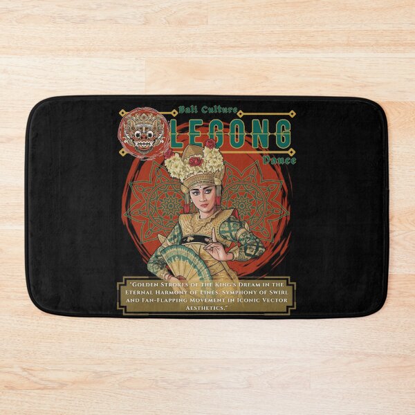 Item preview, Bali Legong Dance - Traditional Balinese Culture Vector Art designed and sold by Khanz4Design.