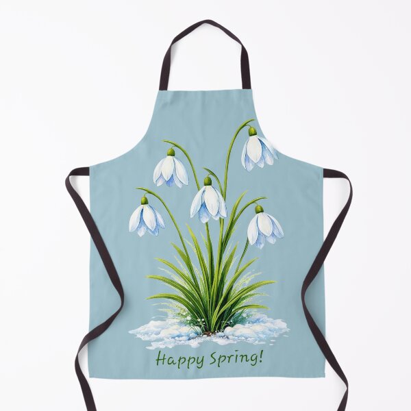 Item preview, Happy Spring Snowdrops Emerging from Snow designed and sold by doinitzart.
