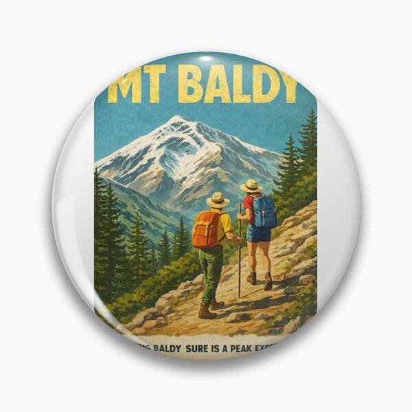 Item preview, Mount Baldy California Vintage Hiking Adventure designed and sold by Places On Earth.