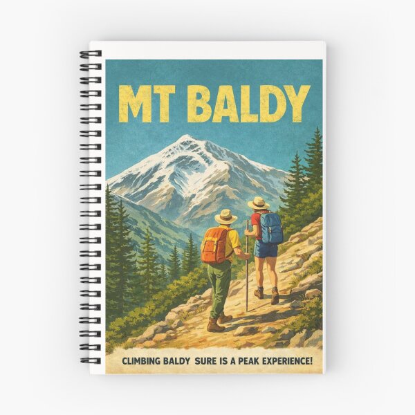 Item preview, Mount Baldy California Vintage Hiking Adventure designed and sold by Places On Earth.