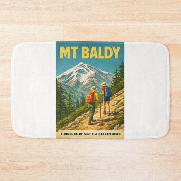 Item preview, Mount Baldy California Vintage Hiking Adventure designed and sold by Places On Earth.