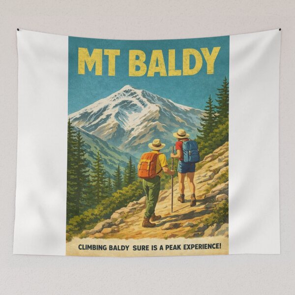 Item preview, Mount Baldy California Vintage Hiking Adventure designed and sold by Places On Earth.
