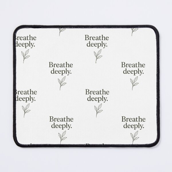 Item preview, Breathe Deeply - Minimalist Typography Desing designed and sold by InnerwayStudio.