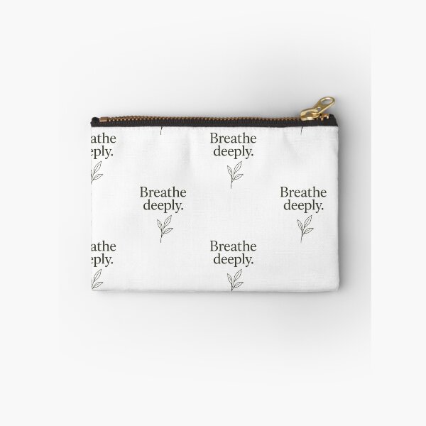 Item preview, Breathe Deeply - Minimalist Typography Desing designed and sold by InnerwayStudio.