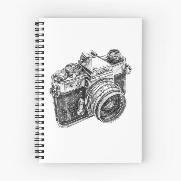 Item preview, Retro Analog Camera Sketch designed and sold by v1per4ever.