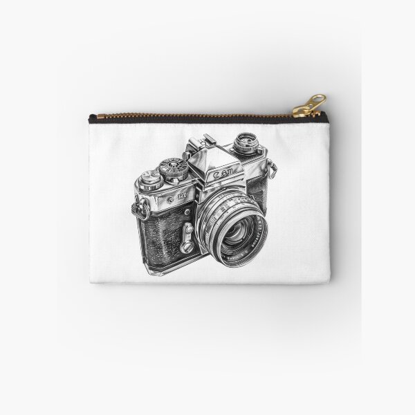 Item preview, Retro Analog Camera Sketch designed and sold by v1per4ever.