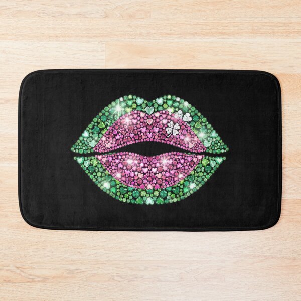Item preview, Luxury Glam Lips – Sparkling Rhinestone Pop Art Design designed and sold by Aquarius-club.