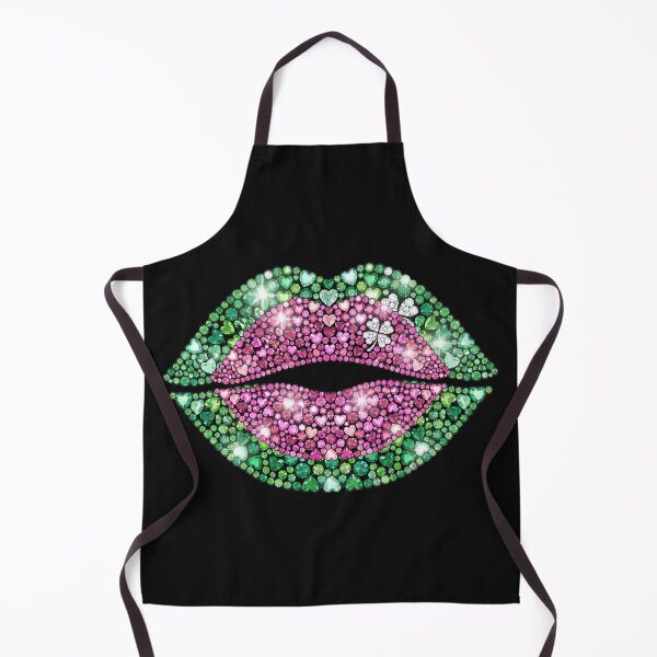 Item preview, Luxury Glam Lips – Sparkling Rhinestone Pop Art Design designed and sold by Aquarius-club.