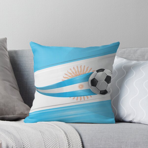 Item preview, Soccer ball with the colors of the Argentina flag, realistic effect designed and sold by Doomko.