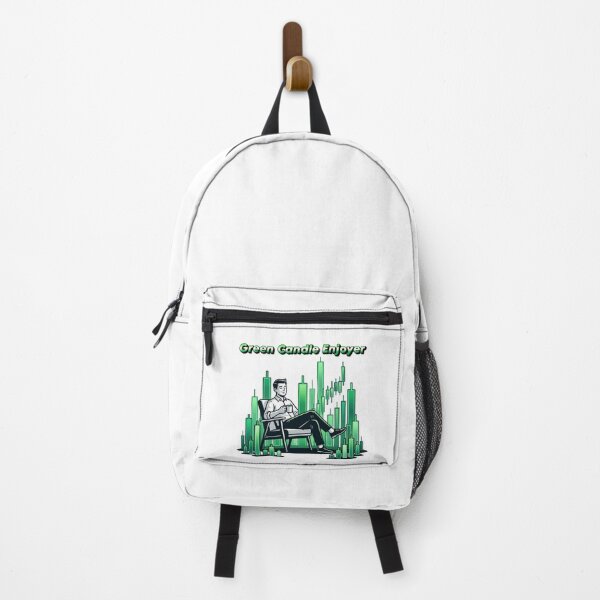 Item preview, Green Candle Enjoyer Design designed and sold by TradingOnDemand.